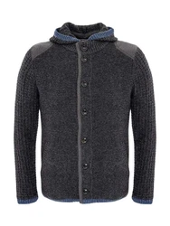 Spieth & Wensky Trachtenstrickjacke NABOR Dunkelblau/Grau/Dunkelgrau