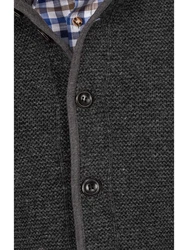 Spieth & Wensky Trachtenstrickjacke NABOR Dunkelblau/Grau/Dunkelgrau