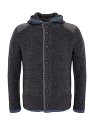 Spieth & Wensky Trachtenstrickjacke NABOR Dunkelblau/Grau/Dunkelgrau