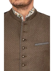 MarJo Trachtenweste GABRIEL Braun/Khaki/Grau/Dunkelgrün/Beige