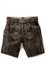 Maddox Trachtenlederhose RONN Dunkelbraun/Braun/Khaki