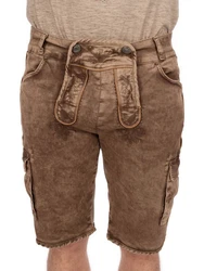 Hangowear Trachtenjeans RALKO Khaki/Dunkelbraun/Braun