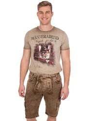 Hangowear Trachtenjeans RALKO Khaki/Dunkelbraun/Braun