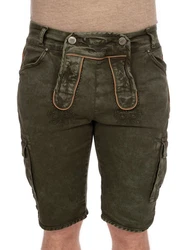Hangowear Trachtenjeans RALKO Dunkelgrün/Khaki/Grün