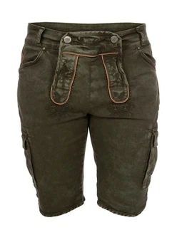 Hangowear Trachtenjeans RALKO Dunkelgrün/Khaki/Grün