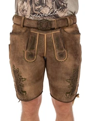 Maddox Trachtenlederhose ALLNERSEE Braun/Dunkelbraun/Khaki