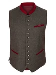 Maddox Trachtenweste ALTENDORF Bordeaux/Dunkelrot/Braun/Rot