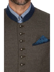 Maddox Trachtenweste ALTENDORF Dunkelgrün/Hellblau/Grau/Khaki/Braun