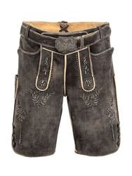 Maddox Trachtenlederhose HERMANN Khaki/Schwarz/Beige/Dunkelgrau/Grau/Braun