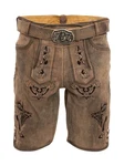 Maddox Trachtenlederhose FELIXSEE Khaki/Dunkelbraun/Braun/Grau/Beige