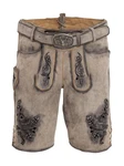 Maddox Trachtenlederhose KAUTSEE Beige/Braun/Khaki