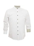 MarJo Trachtenhemd GEORG Weiß/Beige/Creme/Khaki