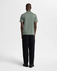 SELECTED HOMME T-Shirt Fave Dunkelgrün/Grün/Grau