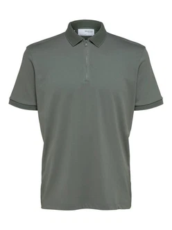 SELECTED HOMME T-Shirt Fave Dunkelgrün/Grün/Grau SELECTED HOMME T-Shirt Fave Dunkelgrün/Grün/Grau