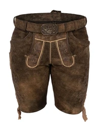 Trachtenlederhose HAVEL tabak holz