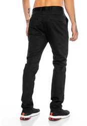 RedBridge Chinohose Stilvolle Freizeithose Schwarz/Khaki/Dunkelgrau