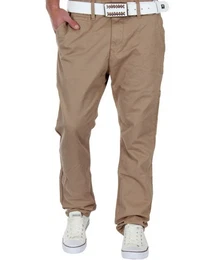 Chinohose mit schmaler Passform Stilvolle Freizeithose fr Alltag und Business