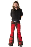 Comycom Schlaghose Herren rot/schwarz