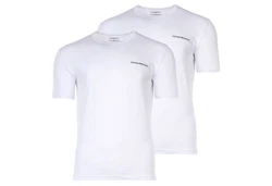 Emporio Armani T-Shirt Weiß/Lila/Dunkelblau/Creme