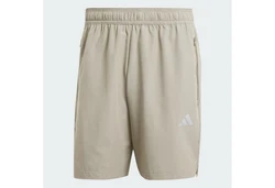 adidas Performance Sweatshorts GYM+ TRAINING 3-STREIFEN WOVEN SHORTS Khaki/Dunkelgrün/Beige