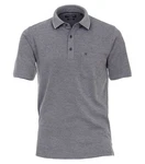 CASAMODA Poloshirt Polo-Shirt Grau/Dunkelgrau/Dunkelblau/Hellgrau