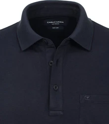 CASAMODA Poloshirt Polo-Shirt Dunkelblau