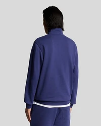 Lyle & Scott Sweatshirt 1/4 Zip Herren Dunkelblau/Blau/Lila