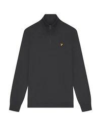 Lyle & Scott Sweatshirt 1/4 Zip Herren Dunkelgrau/Grau/Grün/Schwarz
