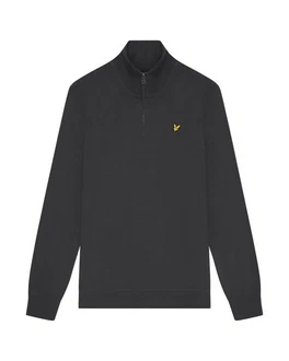 Lyle & Scott Sweatshirt 1/4 Zip Herren Dunkelgrau/Grau/Grün/Schwarz