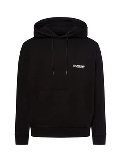 Jack & Jones Hoodie JCOUNION PRINT SWEAT HOOD Schwarz/Dunkelgrau/Dunkelblau