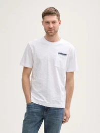 T-Shirt T-Shirt mit Brusttasche