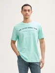 TOM TAILOR T-Shirt mit Print Grün/Türkis/Hellgrün