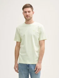 TOM TAILOR T-Shirt mit Logo-Print Hellgrün/Khaki/Grün