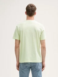 TOM TAILOR T-Shirt mit Logo-Print Hellgrün/Khaki/Grün