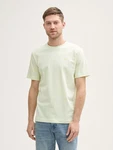TOM TAILOR T-Shirt mit Logo-Print Hellgrün/Khaki/Grün