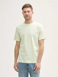 TOM TAILOR T-Shirt mit Logo-Print Hellgrün/Khaki/Grün