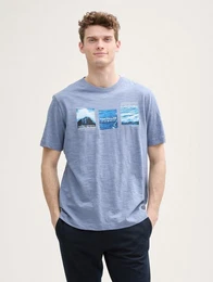 T-Shirt T-Shirt mit Foto-Print