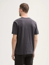 TOM TAILOR T-Shirt mit Foto-Print Grün/Schwarz/Braun/Hellblau/Grau
