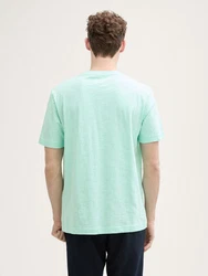 TOM TAILOR T-Shirt mit Foto-Print Hellgrün/Grün
