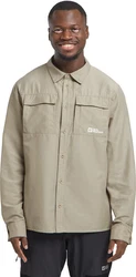 Jack Wolfskin Langarmhemd BARRIER LS SHIRT Khaki/Beige