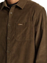 Quiksilver Langarm Smoke Trail Dunkelgrün/Khaki/Dunkelbraun/Beige/Braun
