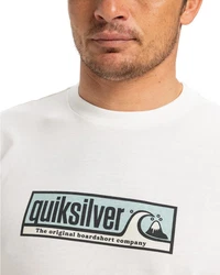 Quiksilver T-Shirt Evo Endless Weiß/Creme