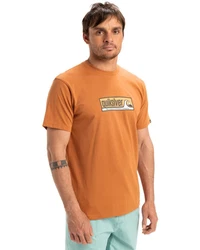 Quiksilver T-Shirt Evo Endless Orange/Braun
