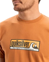 Quiksilver T-Shirt Evo Endless Orange/Braun