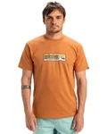 Quiksilver T-Shirt Evo Endless Orange/Braun