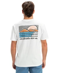 Quiksilver T-Shirt Evo Future Islands Weiß/Creme