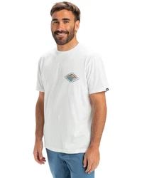 Quiksilver T-Shirt Evo Future Islands Weiß/Creme