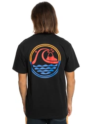 Quiksilver T-Shirt Go Vahine Schwarz/Dunkelrot