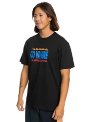 Quiksilver T-Shirt Go Vahine Schwarz/Dunkelrot