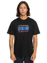 Quiksilver T-Shirt Go Vahine Schwarz/Dunkelrot
